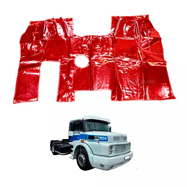 TAPETE VINIL VERMELHO MB 1932 1933 1934 SEM BANCO CARONA (PUES849V)