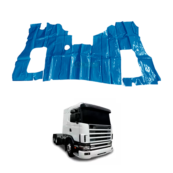 TAPETE VINIL AZUL PARA SCANIA 114 124 1998 CARA CHATA COM CAPO (PUES411A)