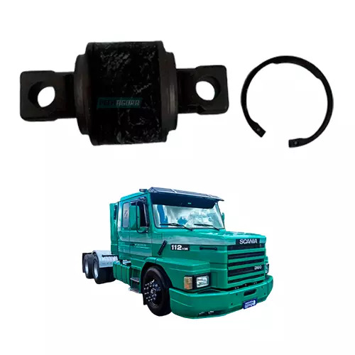 KIT BARRA REACAO 75MM MB ONIBUS O500 98 A 2015 MOTOR OM906LA PARA SCANIA CAMINH�