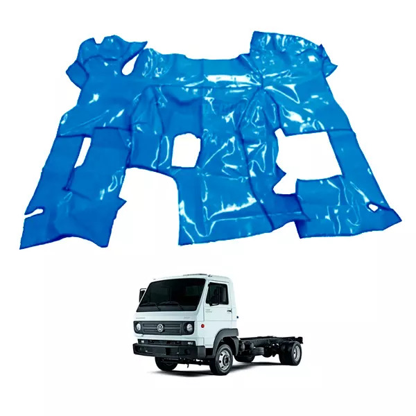 TAPETE DE VINIL AZUL VW DELLIVERY 1016 COM CAPO COM CONSOLE (PUES356A)