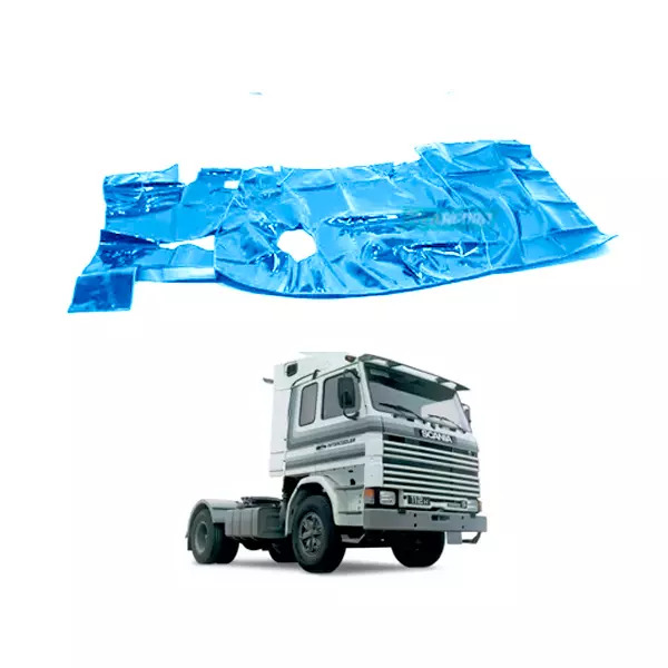 TAPETE VINIL AZUL SEM RECORTE DO BANCO CARONA PARA SCANIA 112 HW (PUES429A)