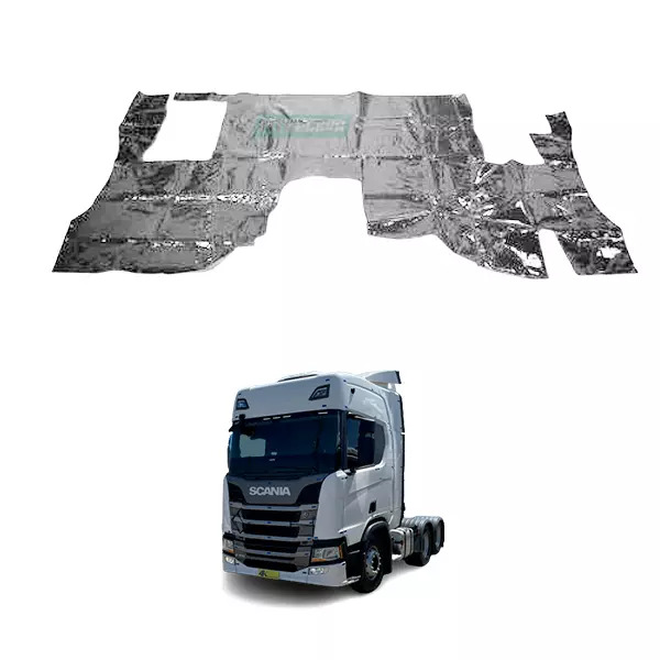 TAPETE VINIL CINZA PARA SCANIA HIGHLINE AUTOMATICO ANO 2019 (PUES436C)