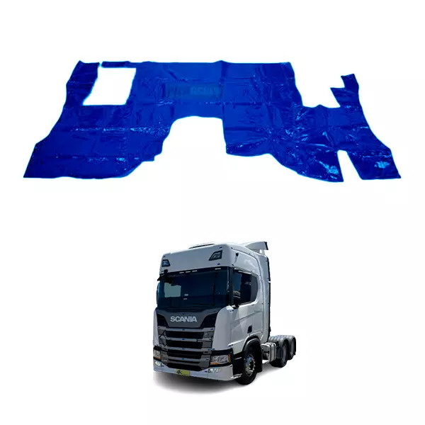TAPETE VINIL AZUL PARA SCANIA HIGHLINE AUTOMATICO ANO 2019 (PUES436A)