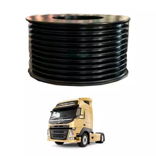 POLIA ACO TENSOR ESTICADOR CORREIA VOLVO FM380 FMX430 SEM PARAFUSO (21969187)
