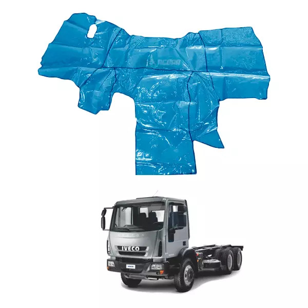 TAPETE VINIL AZUL IVECO EUROCARGO TECTOR CABINE SIMPLES (PUES516A)