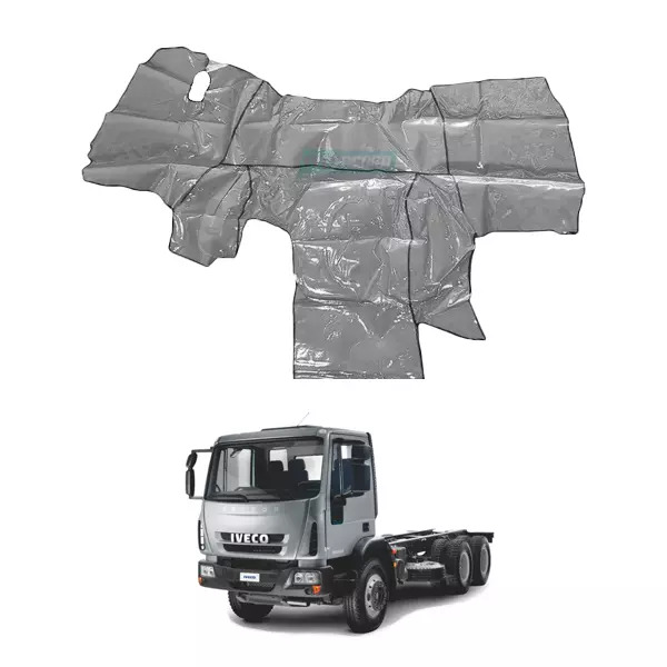 TAPETE VINIL CINZA  IVECO EUROCARGO TECTOR CABINE SIMPLES (PUES516C)