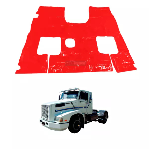 TAPETE VINIL VERMELHO VOLVO 340 1993 A 1995 (PUES601V)