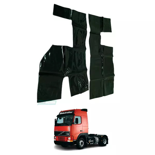 TAPETE VINIL PRETO VOLVO FH12 GLOBETROTTER CARA CHATA (PUES604P)