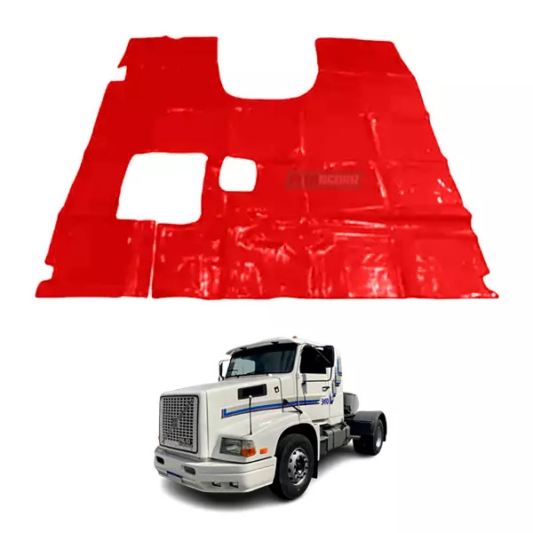 TAPETE VINIL VERMELHO SEM RECORTE DO BANCO DO CARONA VOLVO 340 ANO1993 ATE 1995 