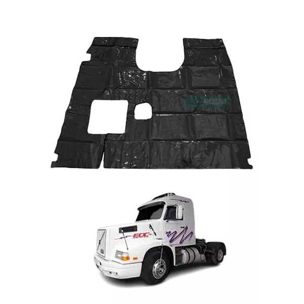 TAPETE VINIL PRETO SEM RECORTE DO BANCO DO CARONA VOLVO 360 EDC ANO 1996 (PUES62