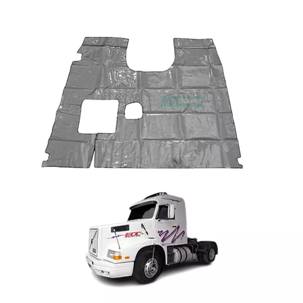 TAPETE VINIL CINZA SEM RECORTE DO BANCO DO CARONA VOLVO 360 EDC ANO 1996 (PUES62