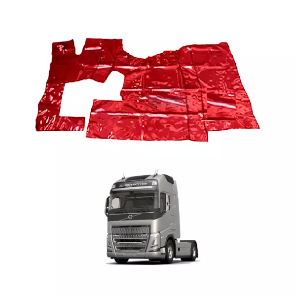 TAPETE VINIL VERMELHO VOLVO FH ANO 2016 (PUES629V)