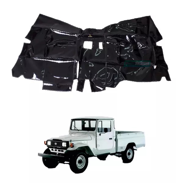 TAPETE VINIL DIANTEIRO PRETO TOYOTA 4 MARCHAS ATE 1993 (PUES654P)