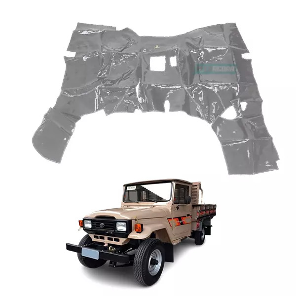 TAPETE VINIL DIANTEIRO CINZA TOYOTA 5 MARCHAS ANO 1993 ATE 1999 (PUES655C)