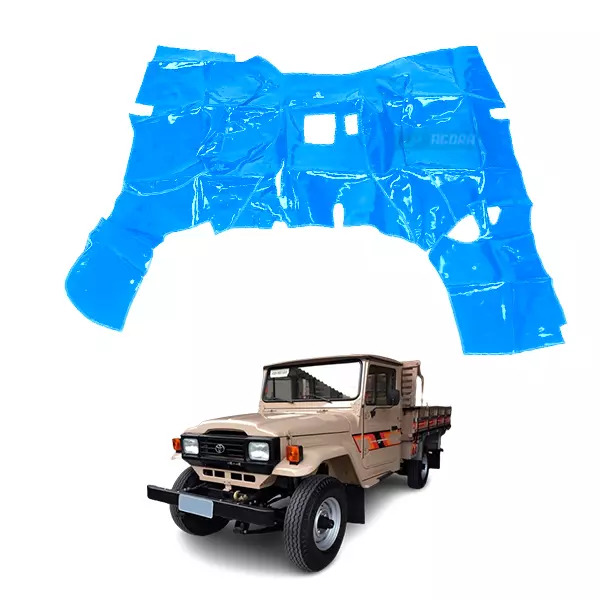 TAPETE VINIL DIANTEIRO AZUL TOYOTA 5 MARCHAS ANO 1993 ATE 1999 (PUES655A)