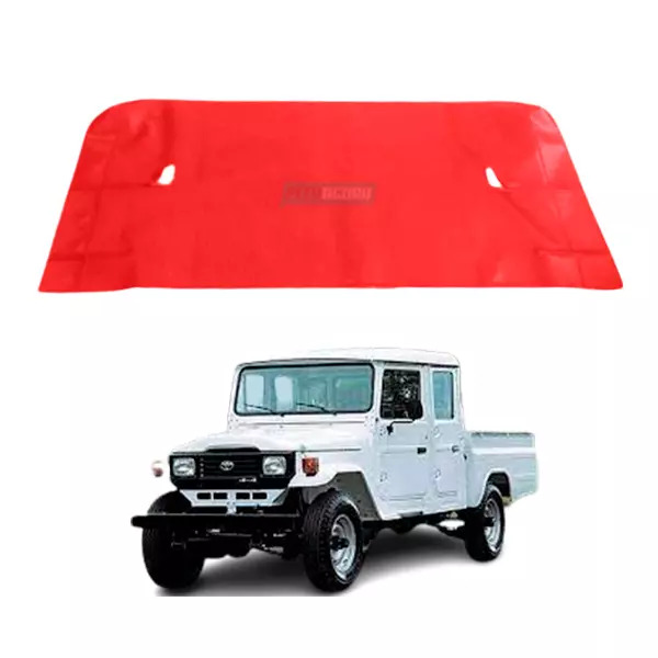 TAPETE VINIL TRASEIRO VERMELHO TOYOTA CABINE DUPLA (PUES658V)