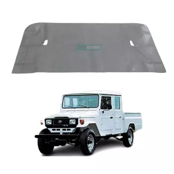 TAPETE VINIL TRASEIRO CINZA TOYOTA CABINE DUPLA (PUES658C)