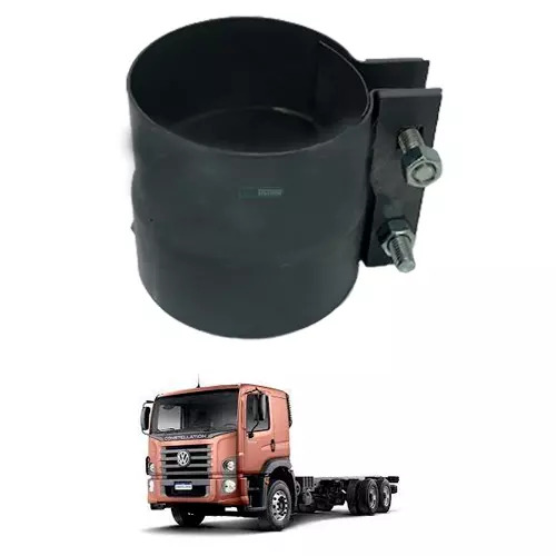 ABRACADEIRA TUBO ESCAPAMENTO 3.1/2'' GALVANIZADO VW CONSTELLATION 26260 31260 31
