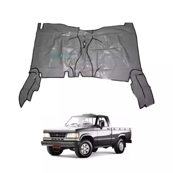 TAPETE VINIL CINZA CHEVROLET D20 ANO 1993 ATE 1995 (PUES776C)