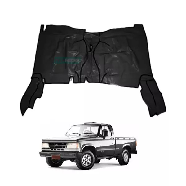 TAPETE VINIL PRETO CHEVROLET D20 ANO 1993 ATE 1995 (PUES776P)