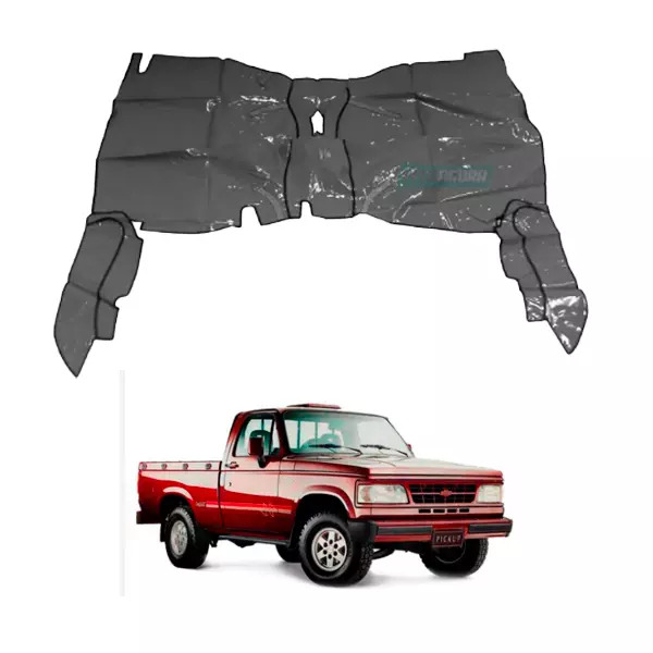 TAPETE VINIL CINZA CHEVROLET D20 ANO 1996 ATE 1998 (PUES777C)