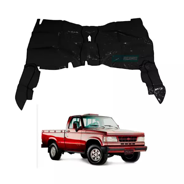 TAPETE VINIL PRETO CHEVROLET D20 ANO 1996 ATE 1998 (PUES777P)