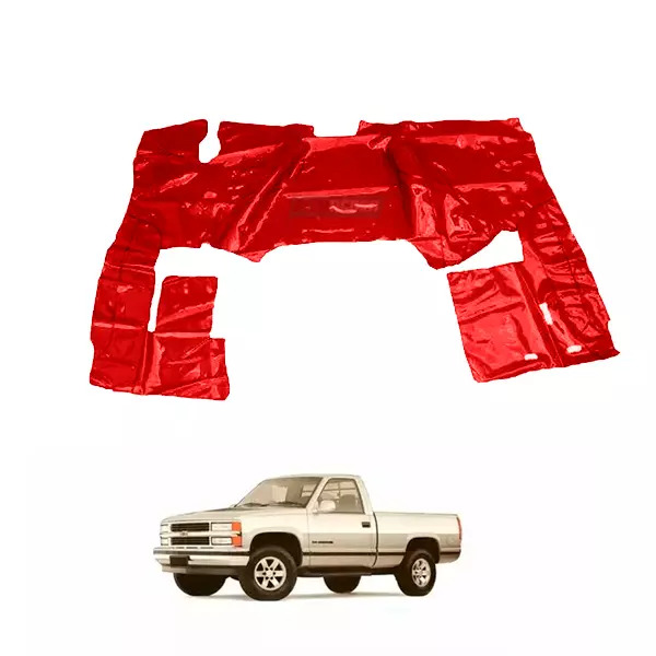 TAPETE VINIL VERMELHO CHEVROLET SILVERADO (PUES782V)
