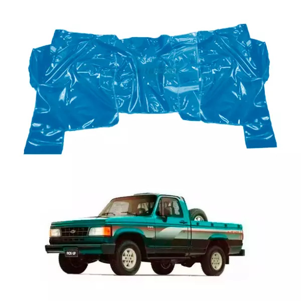TAPETE VINIL AZUL CHEVROLET D20 ANO ATE 1991 (PUES771A)