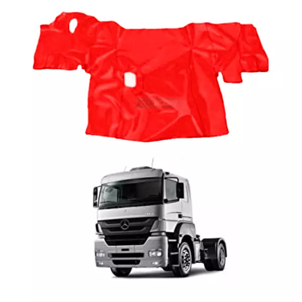 TAPETE VINIL VERMELHO MB AXOR COM CAPO ANO 2008 MANUAL (PUES839V)