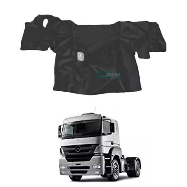 TAPETE VINIL PRETO MB AXOR COM CAPO ANO 2008 MANUAL (PUES839P)