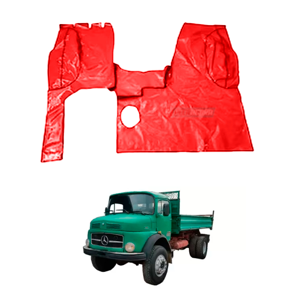 TAPETE VINIL VERMELHO SEM CORTE BANCO CARONA MB 1519 (PUES848V)