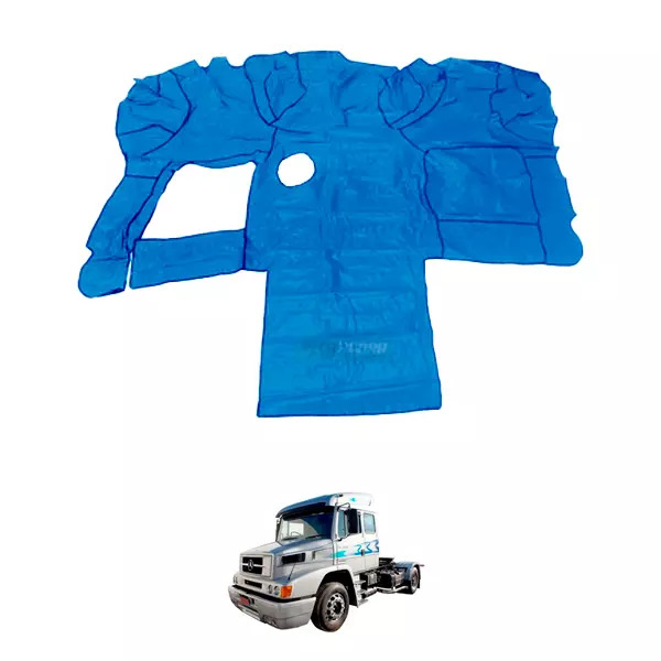 TAPETE VINIL AZUL SEM RECORTE DO BANCO CARONA MB 1938 BICUDO ANO 1998 (PUES853A)