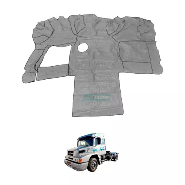 TAPETE VINIL CINZA SEM RECORTE DO BANCO CARONA MB 1938 BICUDO ANO 1998 (PUES853C