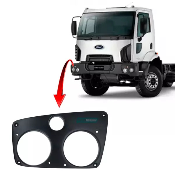 MOLDURA FAROL DIR FORD NOVO CARGO 2629 2622 2628 2632 3132 - 2011... FIBRA (BC45