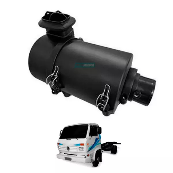 FILTRO AR MOTOR VW 12140T 7100 8140 8100 FILTRO AR SEM ELEMENTO SEM INDICADOR (2