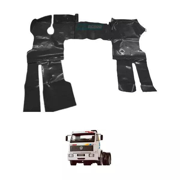 TAPETE DE VINIL PRETO VW 16220 ANO 1992 E 1993 (PUES332P)