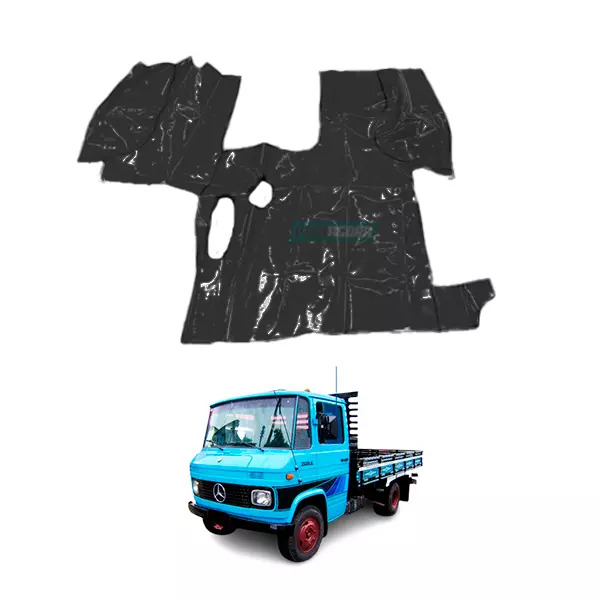 TAPETE VINIL CAMINHAO MB 608 708 PRETO (PUES802P)