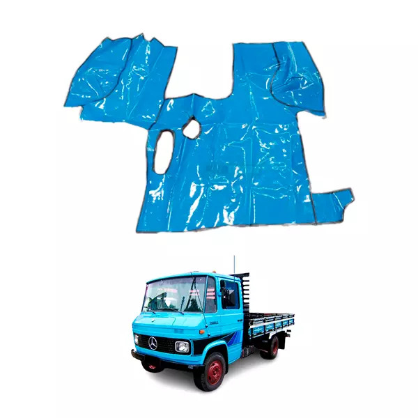 TAPETE VINIL CAMINHAO MB 608 708 AZUL MERCEDES BENZ (PUES802A)