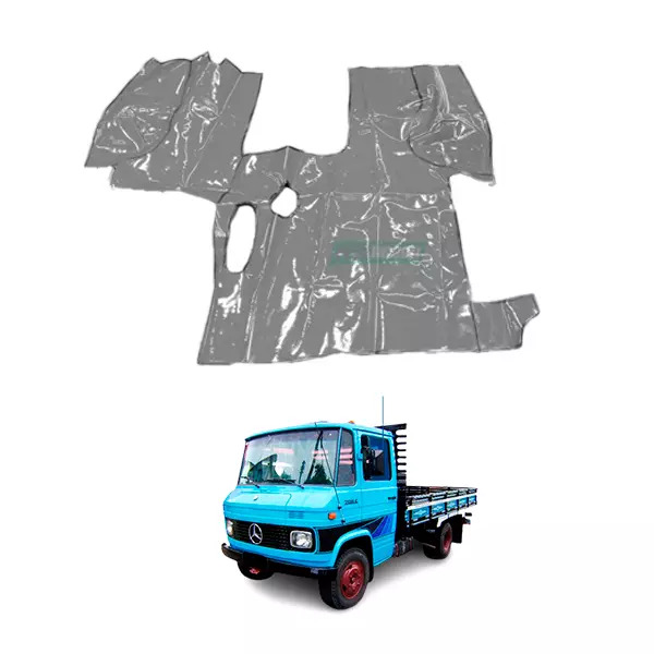 TAPETE VINIL CAMINHAO MB 608 708 CINZA (PUES802C)