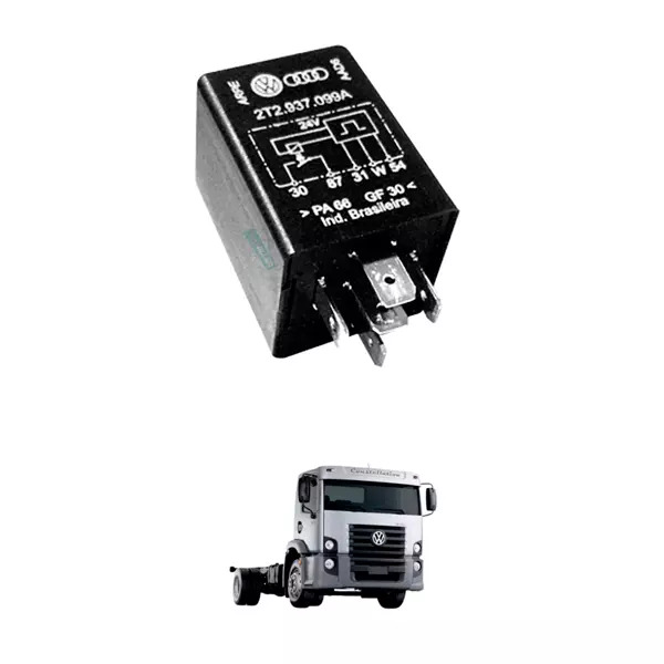 RELE INDICADOR NIVEL AGUA RESERVATORIO 24V 5 TERMINAIS VW CONSTELLATION 19320 25