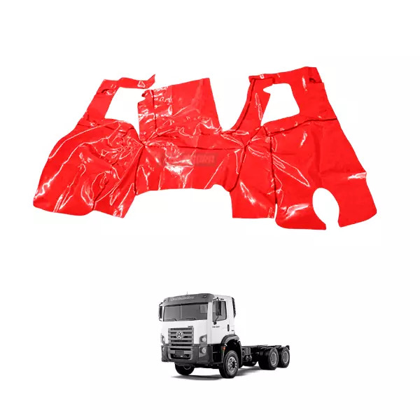 TAPETE VINIL VERMELHO COM CAPO VW CONSTELLATION (ML0278P-PUES342V)