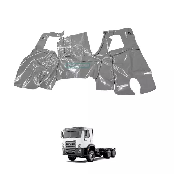 TAPETE VINIL CINZA COM CAPO VW CONSTELLATION (ML0278O-PUES342C)