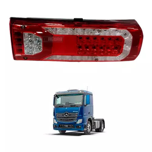 LANTERNA TRASEIRA DIREITA MB ACTROS MP4 LED 24V SEM LAMPADA COM SIRENE (00354434