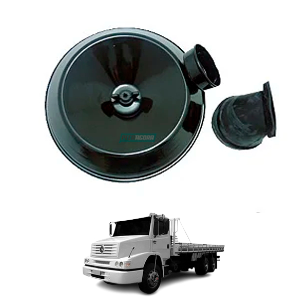 TAMPA DO FILTRO DE AR MERCEDES BENZ MB 1218 1418 1618 OM366 (3840907201)