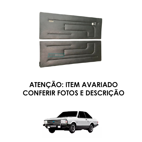 PAR FORRO PORTA COM AVARIA CORCEL II BELINA II 78 A 86 2 PORTAS 1,13X39 (M490001
