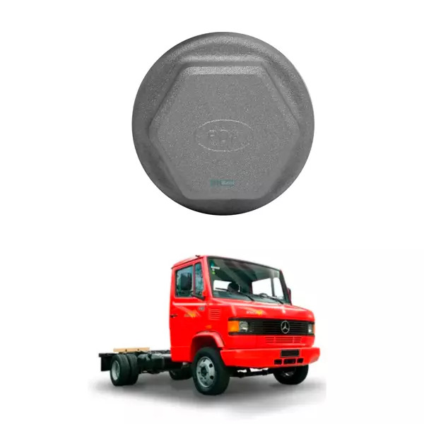 CALOTA CUBO DIANTEIRO ALUMINIO MERCEDES MBB 709 710 712 712E 912 913 914 LO809 L