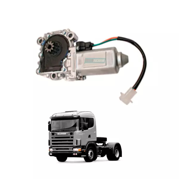 MOTOR MAQUINA VIDRO PARA SCANIA P G R 94 114 124 164 420 ESQUERDO (2572352)