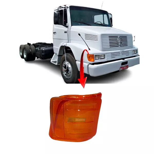 LANTERNA DIANTEIRA SETA MB 1418 1720 1718 1420 1723 CARA CHATA DIREITO - PISCA A