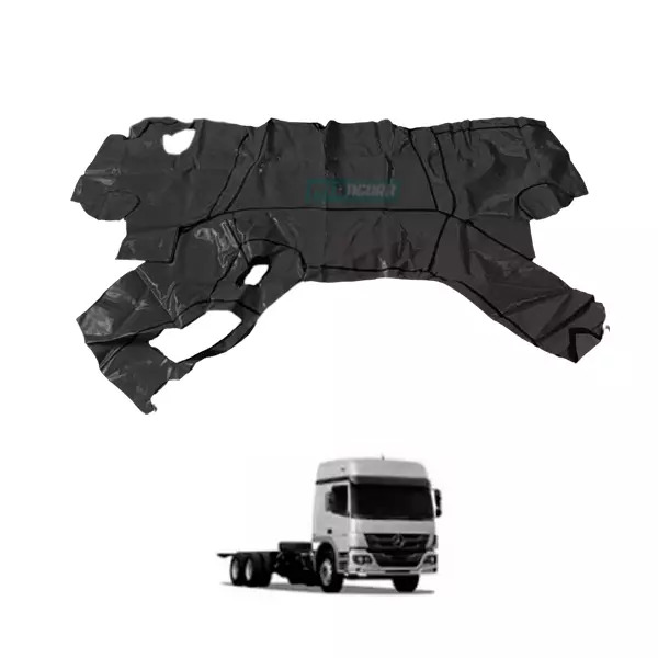 TAPETE VINIL PRETO MB 1418 ATEGO SEMI-LEITO COM CAPO (PUES835P)