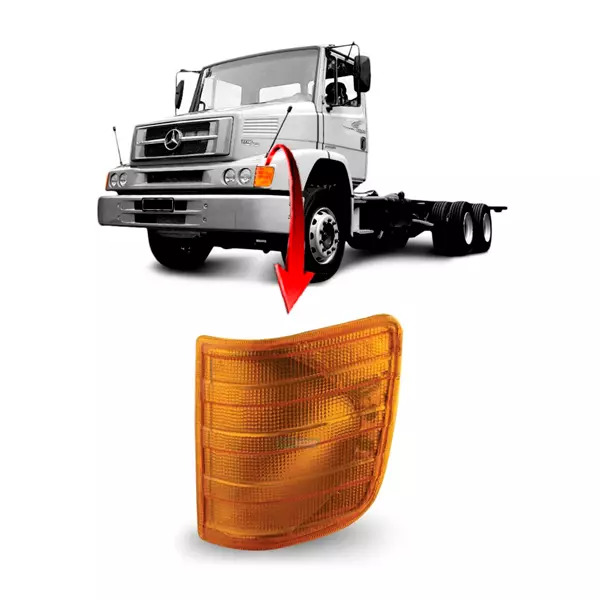 LANTERNA SETA ESQUERDA MB 1414 1418 1420 1614 1618 1620 1621 1622 1625 1630 1632